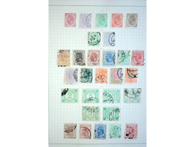 1858/1974, mehrfach postfrische, ungebrauchte und gestempelt angelegte Sammlungen mit einigen besseren Anfangsausgaben, späte