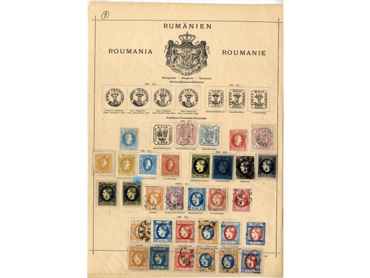 1862/1935, ungebrauchte und gestempelte Sammlung mit besseren Werten und Doubletten, ex Sammlung "Frankfurt"
