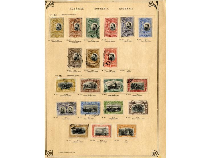 1862/1935, ungebrauchte und gestempelte Sammlung mit besseren Werten und Doubletten, ex Sammlung "Frankfurt"