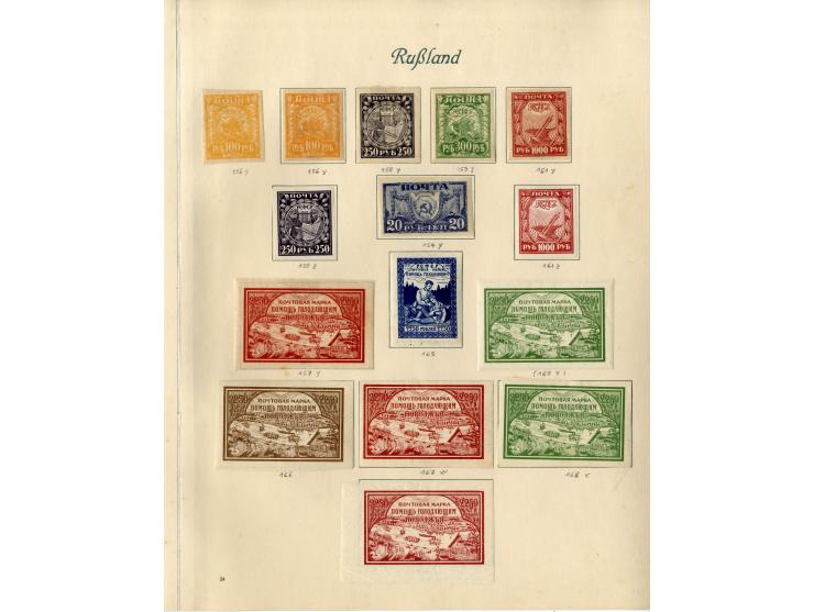 1857/1936, ungebrauchte und gestempelte Sammlung mit Armeepost, Post in China und Levante etc.