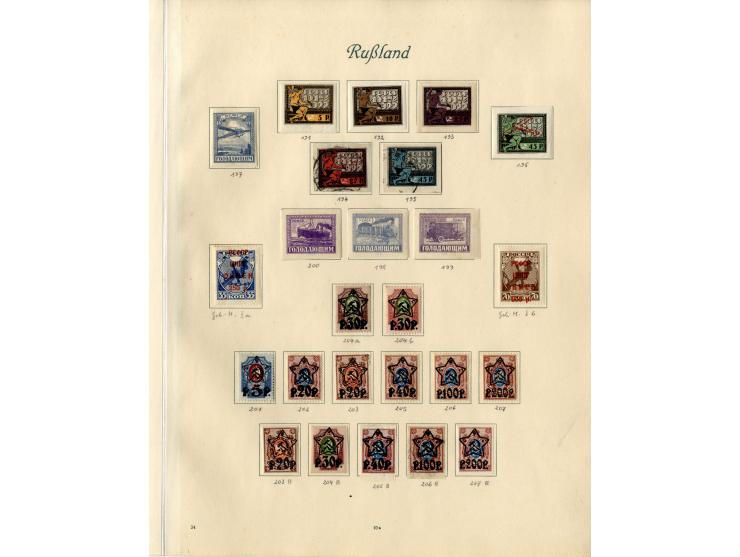 1857/1936, ungebrauchte und gestempelte Sammlung mit Armeepost, Post in China und Levante etc.