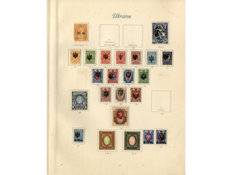 1857/1936, ungebrauchte und gestempelte Sammlung mit Armeepost, Post in China und Levante etc.