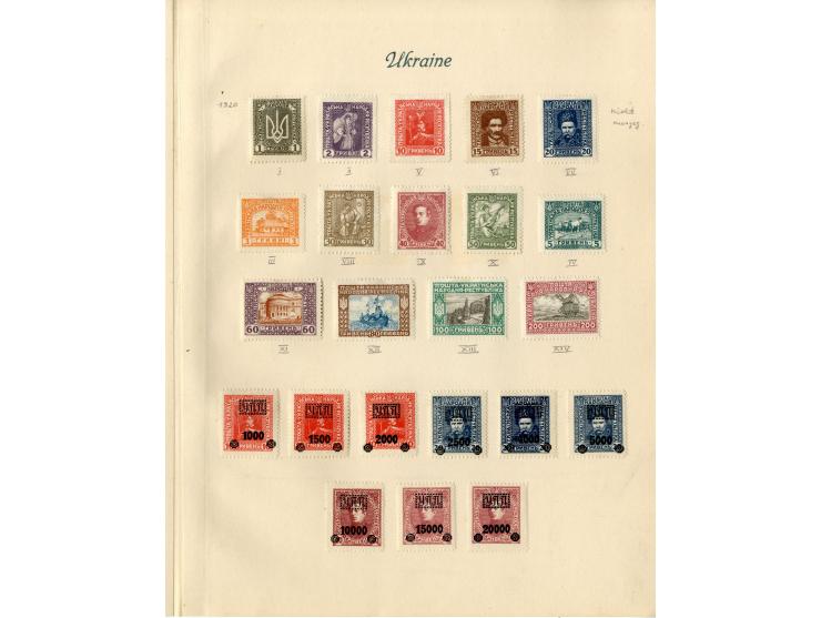 1857/1936, ungebrauchte und gestempelte Sammlung mit Armeepost, Post in China und Levante etc.