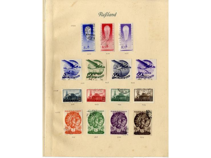 1857/1936, ungebrauchte und gestempelte Sammlung mit Armeepost, Post in China und Levante etc.