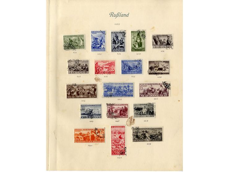 1857/1936, ungebrauchte und gestempelte Sammlung mit Armeepost, Post in China und Levante etc.