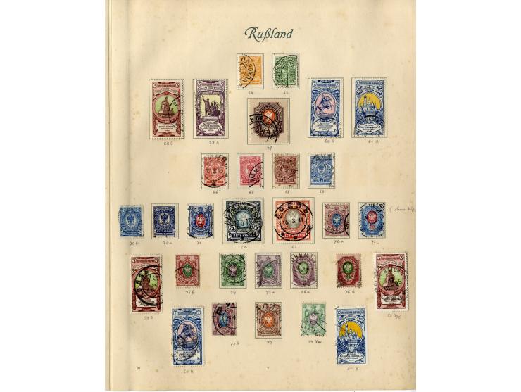 1857/1936, ungebrauchte und gestempelte Sammlung mit Armeepost, Post in China und Levante etc.