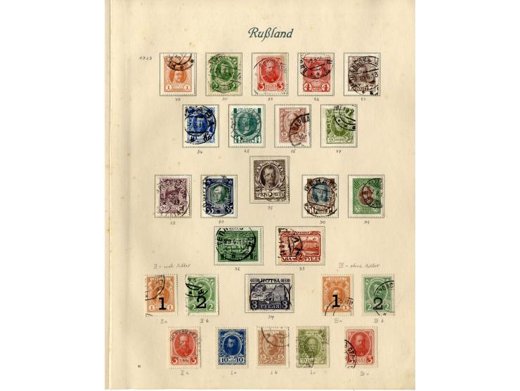 1857/1936, ungebrauchte und gestempelte Sammlung mit Armeepost, Post in China und Levante etc.