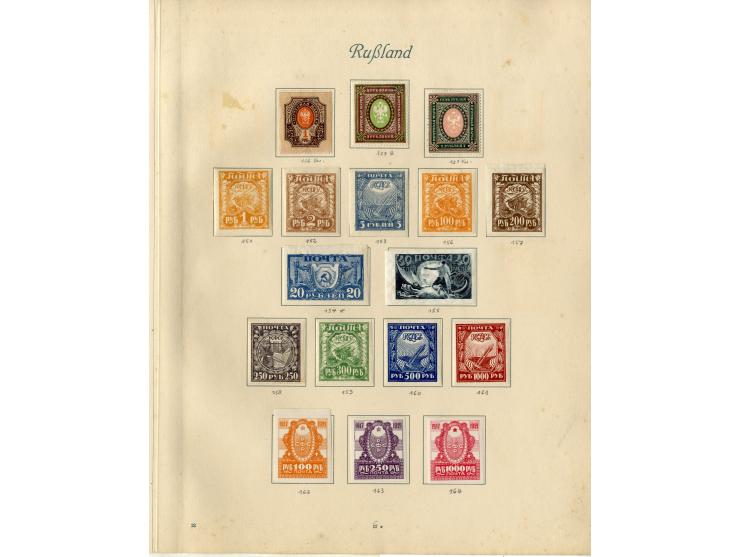 1857/1936, ungebrauchte und gestempelte Sammlung mit Armeepost, Post in China und Levante etc.