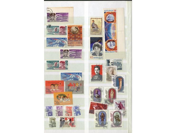 1860/1995 (ca.), ungebrauchte und gestempelte Partie mit Doubletten, dabei auch einige andere Länder; im Einsteckbuch
