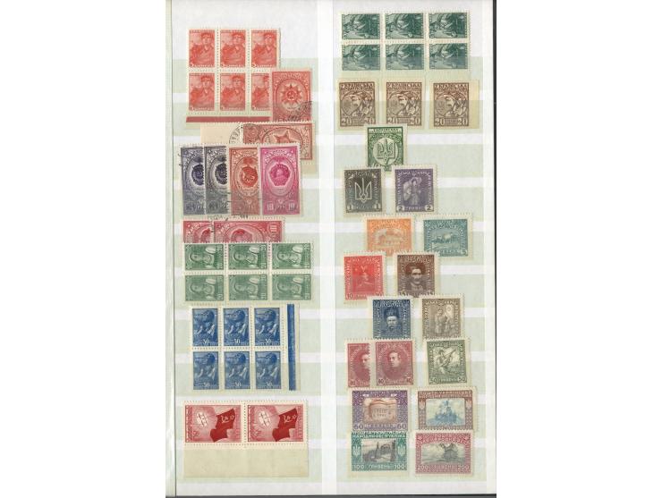 1860/1995 (ca.), ungebrauchte und gestempelte Partie mit Doubletten, dabei auch einige andere Länder; im Einsteckbuch