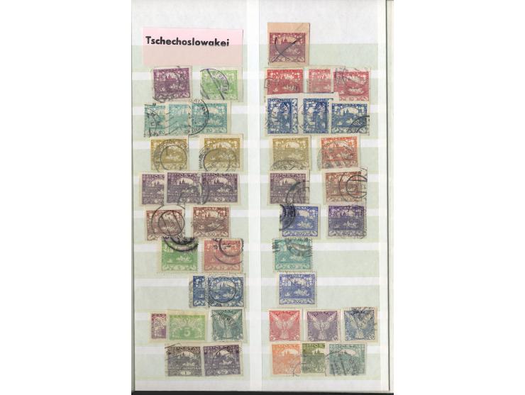 1860/1995 (ca.), ungebrauchte und gestempelte Partie mit Doubletten, dabei auch einige andere Länder; im Einsteckbuch