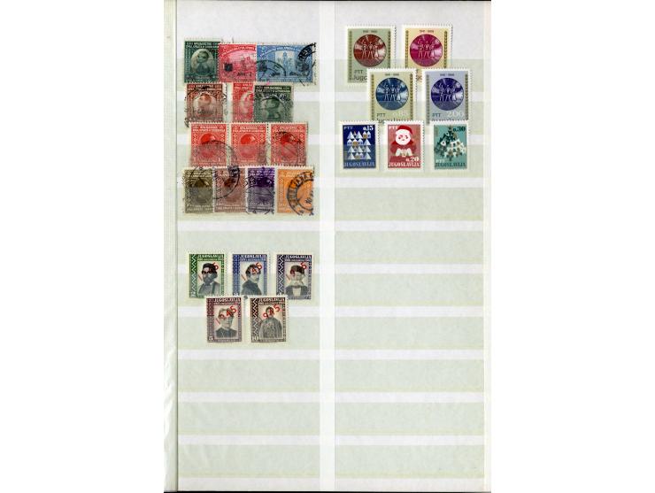 1860/1995 (ca.), ungebrauchte und gestempelte Partie mit Doubletten, dabei auch einige andere Länder; im Einsteckbuch
