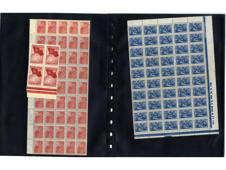 1860/1995 (ca.), ungebrauchte und gestempelte Partie mit Doubletten, dabei auch einige andere Länder; im Einsteckbuch