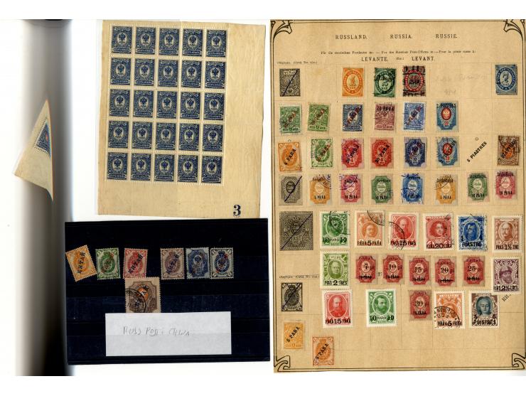1857/1913, gestempelte Partie mit u.a. Mi.-Nr. 1, dazu etwas Gebiete, ex Sammlung "Frankfurt"