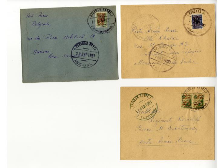 1920, interessante Partie von über 50 Briefen und Karten, dabei hohe Frankaturen, gute Erhaltung
