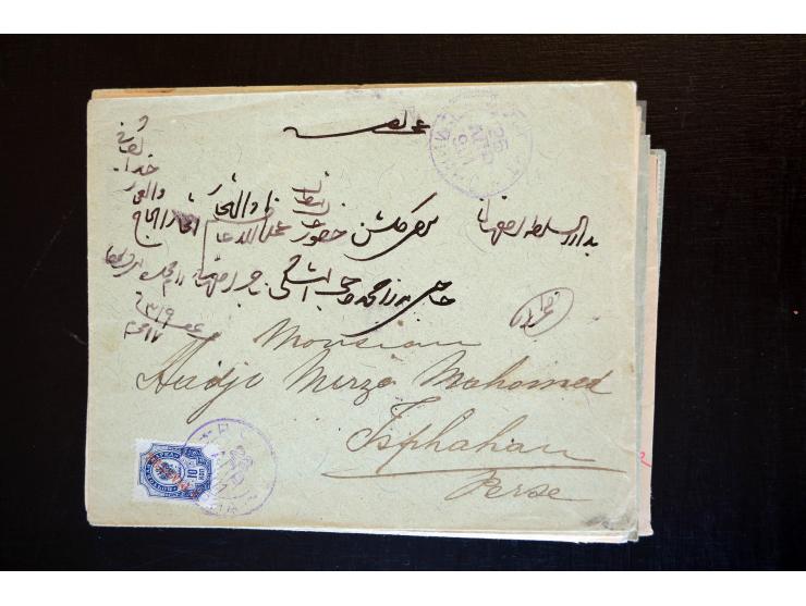 1883/1914 (ca.), etwa 60 Briefe, bis auf einen alle nach Persien, dabei 2 Einschreiben