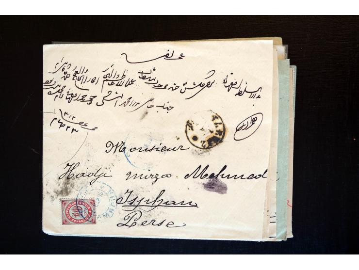 1883/1914 (ca.), etwa 60 Briefe, bis auf einen alle nach Persien, dabei 2 Einschreiben