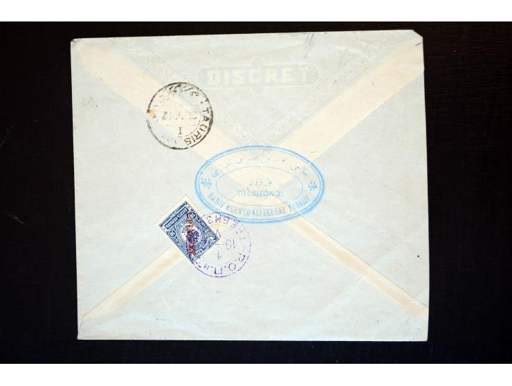 1883/1914 (ca.), etwa 60 Briefe, bis auf einen alle nach Persien, dabei 2 Einschreiben