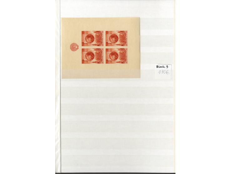 1923/49, sehr schöne postfrische Sammlung mit vielen besseern Werten, dabei u.a. Mi.-Nr. 305C, 410-11A, 476-79, 596-98, Block