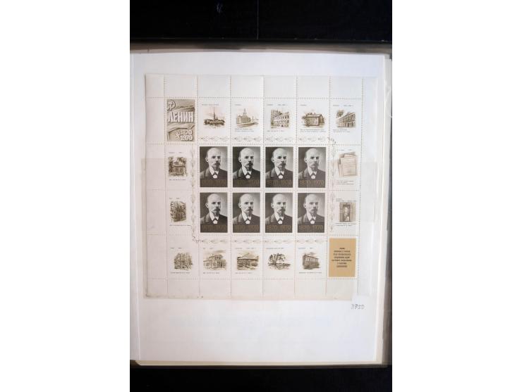 1970/91, sehr schöne postfrische Sammlung Kleinbogen, dabei Mi.-Nr. 5694-97 und 5788-5791