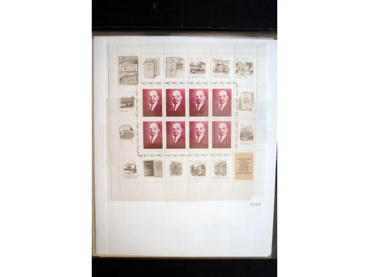 1970/91, sehr schöne postfrische Sammlung Kleinbogen, dabei Mi.-Nr. 5694-97 und 5788-5791