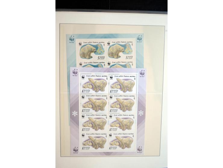 1970/91, sehr schöne postfrische Sammlung Kleinbogen, dabei Mi.-Nr. 5694-97 und 5788-5791