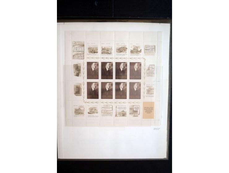 1970/91, sehr schöne postfrische Sammlung Kleinbogen, dabei Mi.-Nr. 5694-97 und 5788-5791
