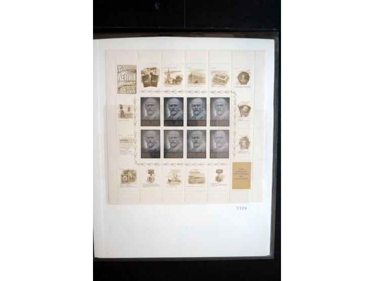 1970/91, sehr schöne postfrische Sammlung Kleinbogen, dabei Mi.-Nr. 5694-97 und 5788-5791