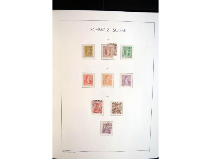 1843/2004, anfangs gestempelte, später auch ungebraucht/postfrische Sammlung mit vielen guten Werten beginnend mit Zürich Mi.
