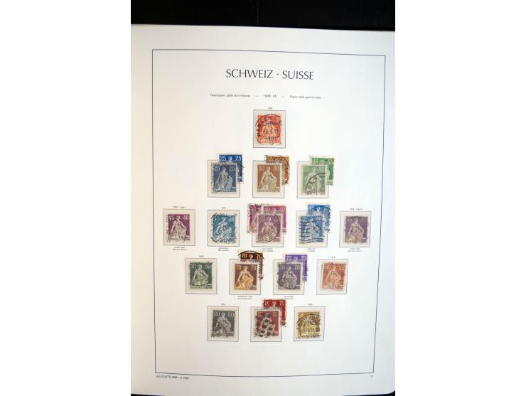 1843/2004, anfangs gestempelte, später auch ungebraucht/postfrische Sammlung mit vielen guten Werten beginnend mit Zürich Mi.