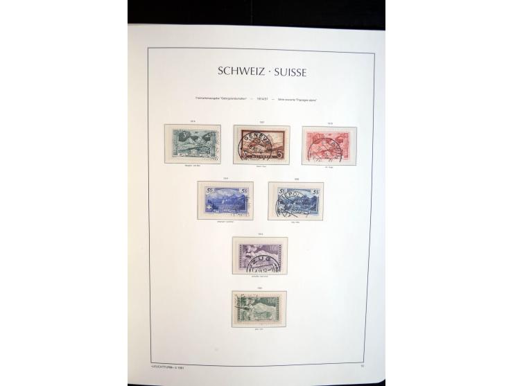 1843/2004, anfangs gestempelte, später auch ungebraucht/postfrische Sammlung mit vielen guten Werten beginnend mit Zürich Mi.