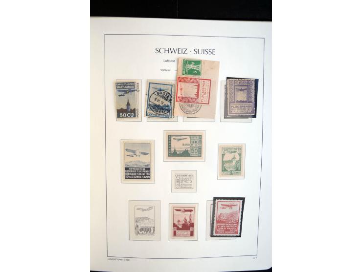 1843/2004, anfangs gestempelte, später auch ungebraucht/postfrische Sammlung mit vielen guten Werten beginnend mit Zürich Mi.
