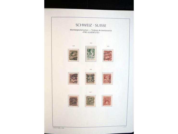 1843/2004, anfangs gestempelte, später auch ungebraucht/postfrische Sammlung mit vielen guten Werten beginnend mit Zürich Mi.