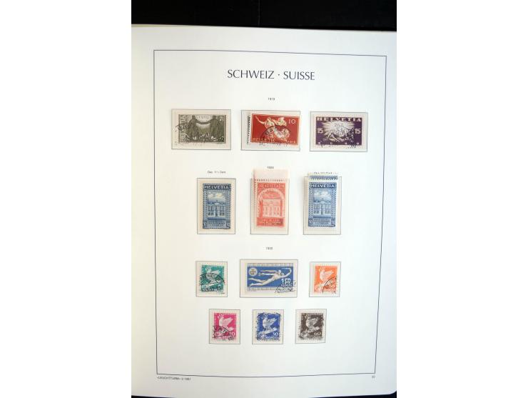 1843/2004, anfangs gestempelte, später auch ungebraucht/postfrische Sammlung mit vielen guten Werten beginnend mit Zürich Mi.