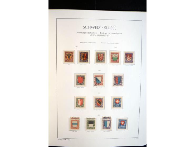 1843/2004, anfangs gestempelte, später auch ungebraucht/postfrische Sammlung mit vielen guten Werten beginnend mit Zürich Mi.