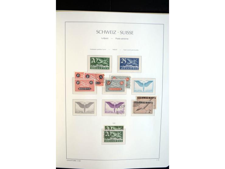 1843/2004, anfangs gestempelte, später auch ungebraucht/postfrische Sammlung mit vielen guten Werten beginnend mit Zürich Mi.