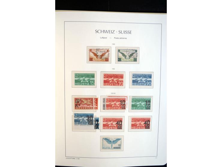 1843/2004, anfangs gestempelte, später auch ungebraucht/postfrische Sammlung mit vielen guten Werten beginnend mit Zürich Mi.