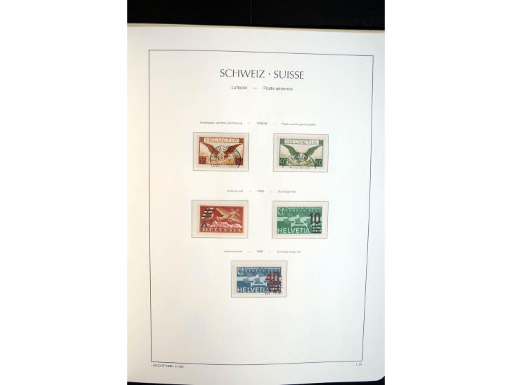 1843/2004, anfangs gestempelte, später auch ungebraucht/postfrische Sammlung mit vielen guten Werten beginnend mit Zürich Mi.