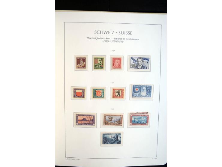 1843/2004, anfangs gestempelte, später auch ungebraucht/postfrische Sammlung mit vielen guten Werten beginnend mit Zürich Mi.