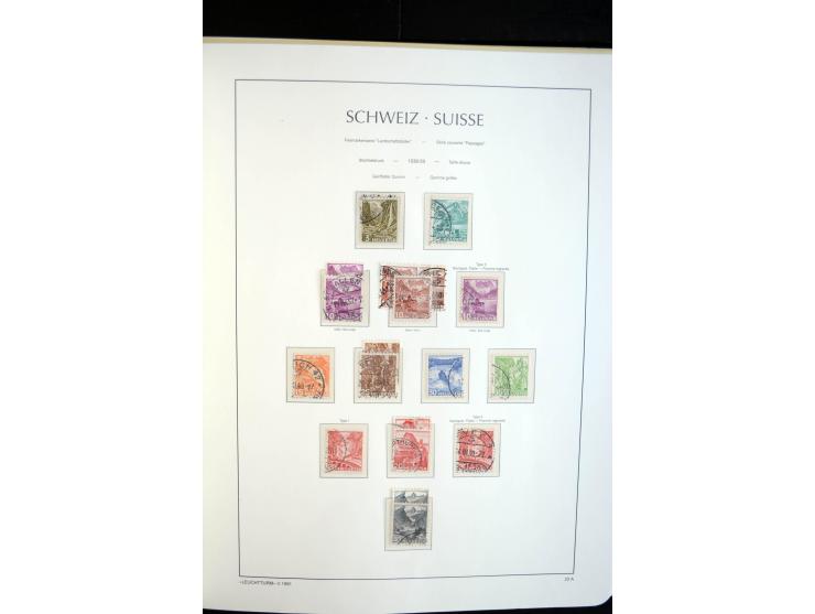 1843/2004, anfangs gestempelte, später auch ungebraucht/postfrische Sammlung mit vielen guten Werten beginnend mit Zürich Mi.