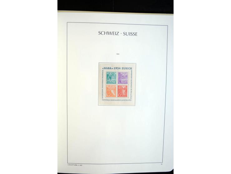 1843/2004, anfangs gestempelte, später auch ungebraucht/postfrische Sammlung mit vielen guten Werten beginnend mit Zürich Mi.