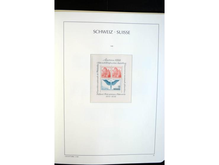 1843/2004, anfangs gestempelte, später auch ungebraucht/postfrische Sammlung mit vielen guten Werten beginnend mit Zürich Mi.