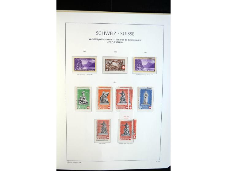 1843/2004, anfangs gestempelte, später auch ungebraucht/postfrische Sammlung mit vielen guten Werten beginnend mit Zürich Mi.