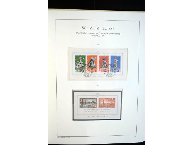 1843/2004, anfangs gestempelte, später auch ungebraucht/postfrische Sammlung mit vielen guten Werten beginnend mit Zürich Mi.