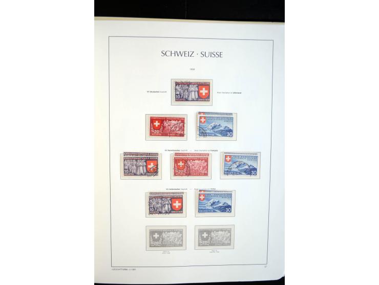 1843/2004, anfangs gestempelte, später auch ungebraucht/postfrische Sammlung mit vielen guten Werten beginnend mit Zürich Mi.