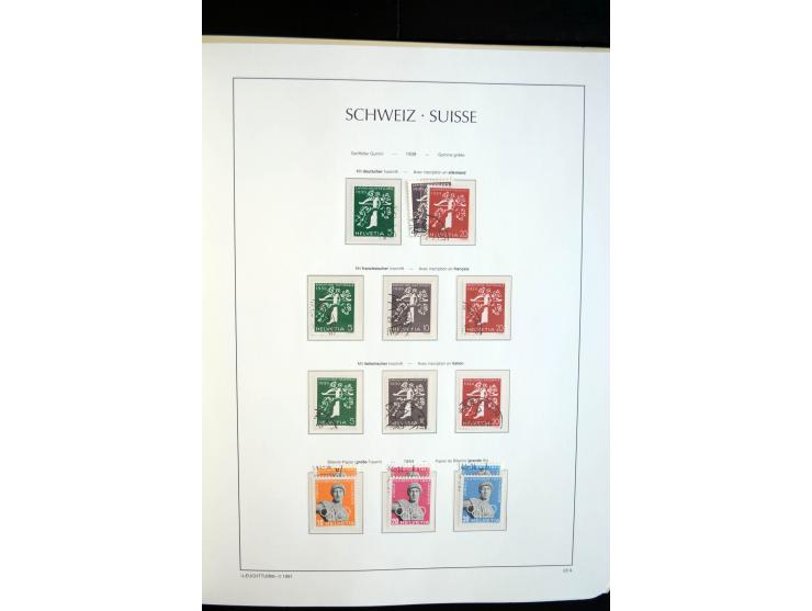1843/2004, anfangs gestempelte, später auch ungebraucht/postfrische Sammlung mit vielen guten Werten beginnend mit Zürich Mi.