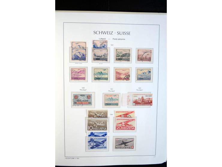 1843/2004, anfangs gestempelte, später auch ungebraucht/postfrische Sammlung mit vielen guten Werten beginnend mit Zürich Mi.