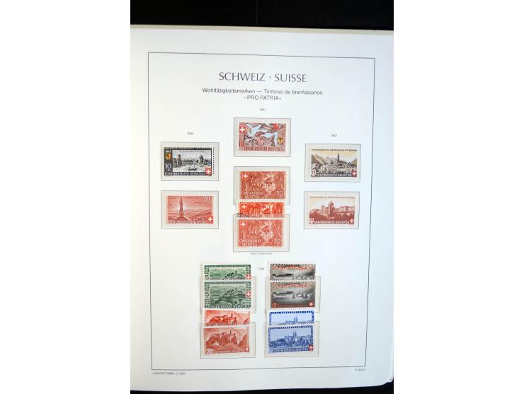 1843/2004, anfangs gestempelte, später auch ungebraucht/postfrische Sammlung mit vielen guten Werten beginnend mit Zürich Mi.