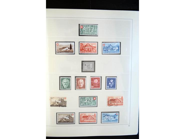 1843/2004, anfangs gestempelte, später auch ungebraucht/postfrische Sammlung mit vielen guten Werten beginnend mit Zürich Mi.