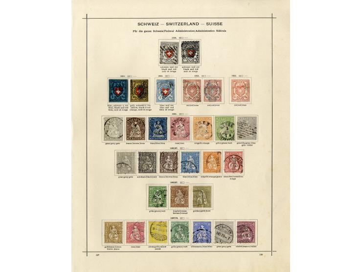 1843/1920 (ca.), ungebrauchte und gestempelte alte Sammlung mit interessantem Teil Klassik, teils fehlerhaft, aber optisch me